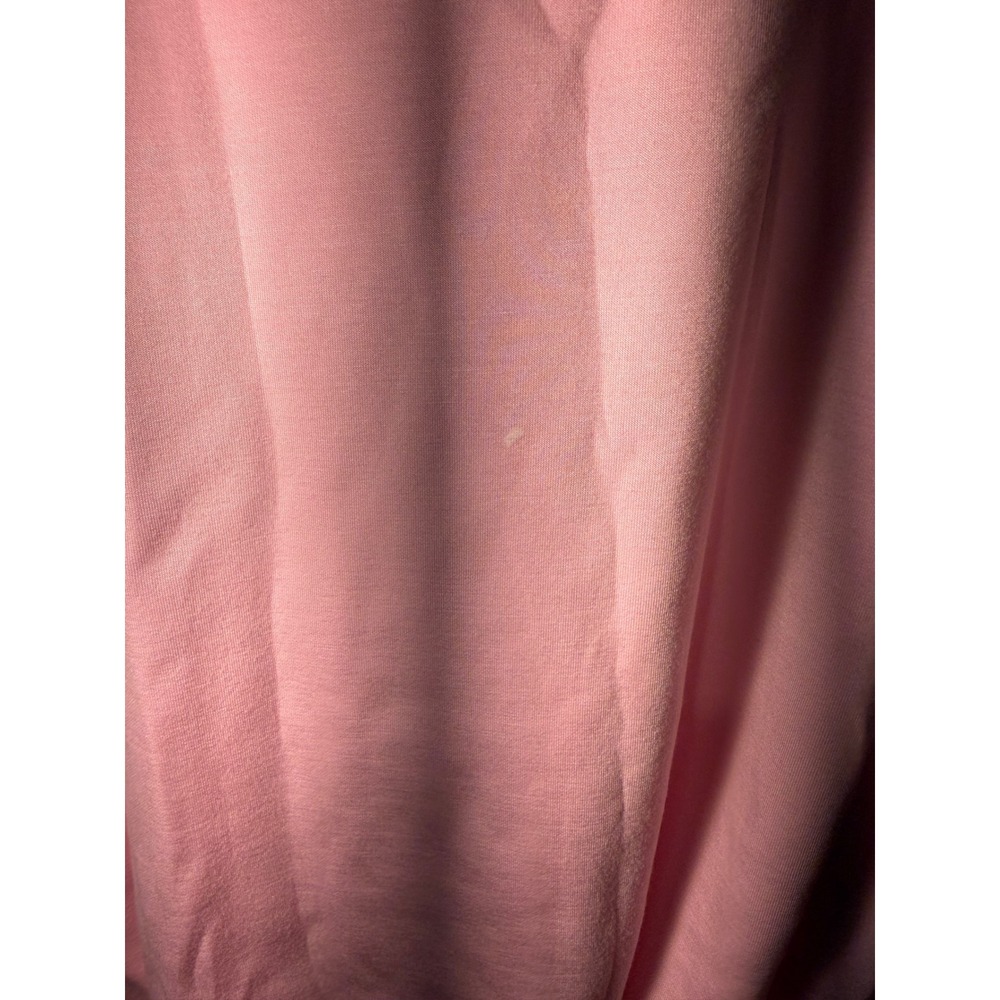 T/S By Thrive Pink Modal Blend Bubble Hem Cropped Hoodie Large FP5068783T - Picture 3 of 8